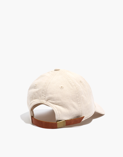 Madewell Broken In Baseball Cap In Alabaster
