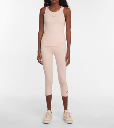 Victoria Beckham High-rise Leggings In Coralglow