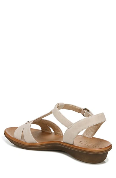 Soul Naturalizer Summer Embellished T-strap Sandal In Porcelain