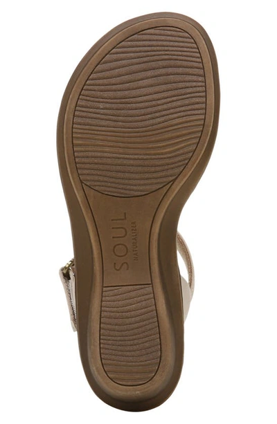 Soul Naturalizer Summer Embellished T-strap Sandal In Porcelain