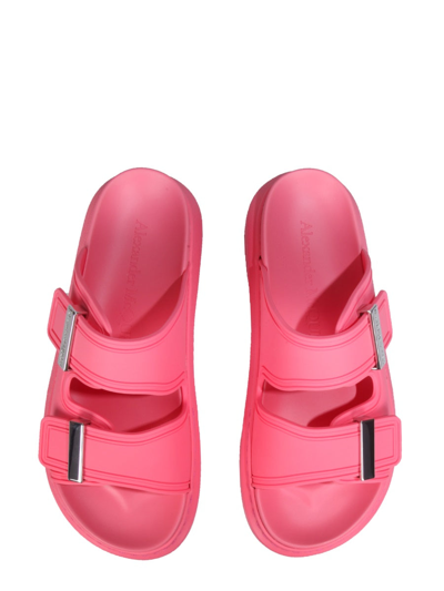 Shop Alexander Mcqueen Hybrid Oversize Sandals In Pink