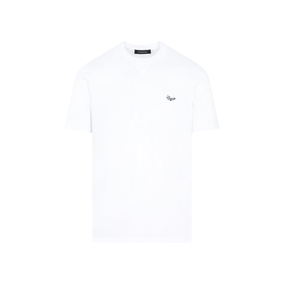 Shop Ermenegildo Zegna Cotton T-shirt Tshirt In White