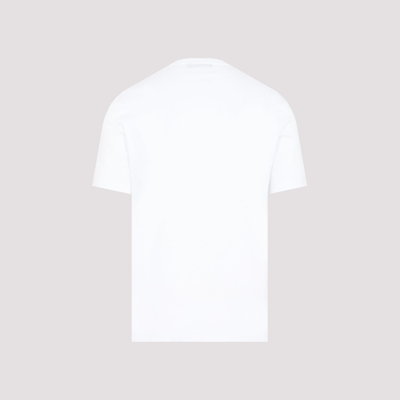 Shop Ermenegildo Zegna Cotton T-shirt Tshirt In White