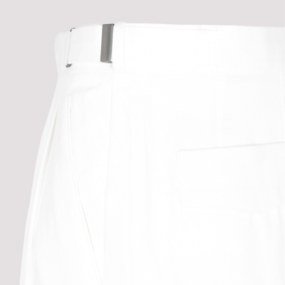 Shop Ermenegildo Zegna Cotton Pants In White