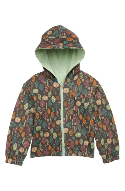 Peek Aren't You Curious X The Nature Conservancy Kids' Forest Reversible Knit Jacket In Green