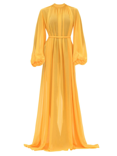 Shop Andrea Iyamah Women's Sade Cover-up Dress In Marigold