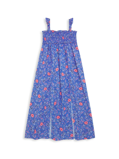 Shop Agua Bendita Little Girl's & Girl's Danna Sleeveless Dress In Floral Multi