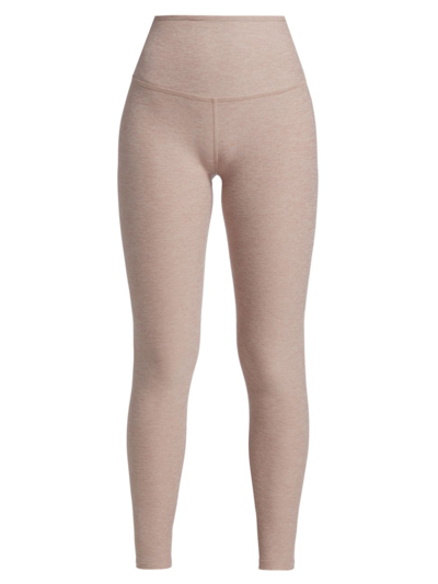 Shop Beyond Yoga Women's Spacedye Caught In The Midi High-waist Leggings In Chai