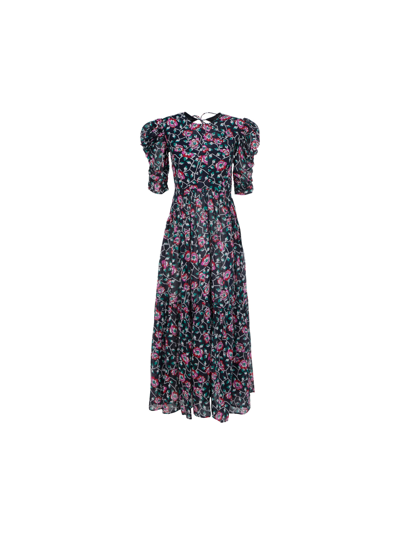 Shop Isabel Marant Étoile Sichelle Dress In Faded Night