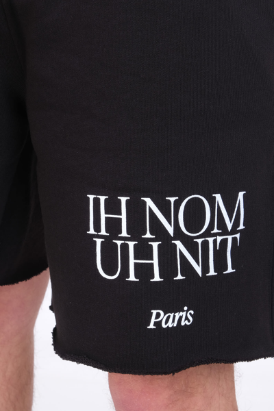 Shop Ih Nom Uh Nit Shorts In Black Cotton