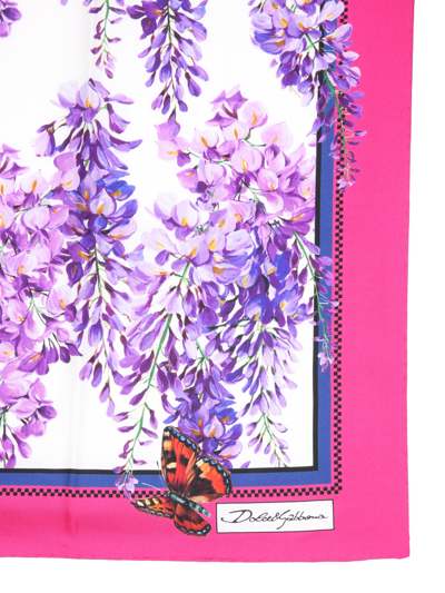Shop Dolce & Gabbana Silk Scarf In Multicolor