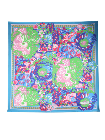 Shop Dolce & Gabbana Silk Scarf In Multicolor