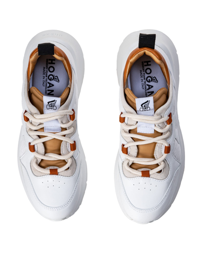 Shop Hogan Speedy H585 Sneakers In Bianco