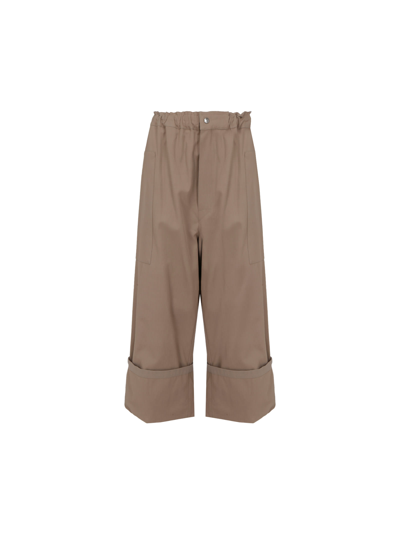 Shop Moncler Pant In Light Brown