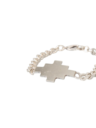 Shop Marcelo Burlon County Of Milan Cross Chain Bracelet In Metallic