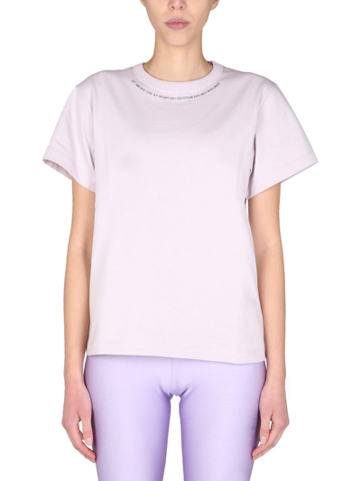 Shop Helmut Lang Regular Fit T-shirt In Rosa
