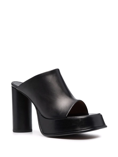 Shop Ambush Platform Slip-on Mules In Black