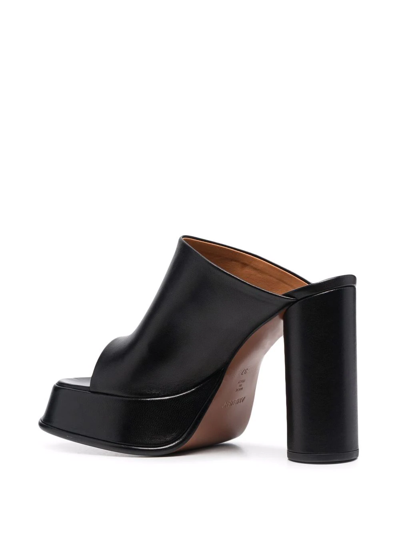 Shop Ambush Platform Slip-on Mules In Black