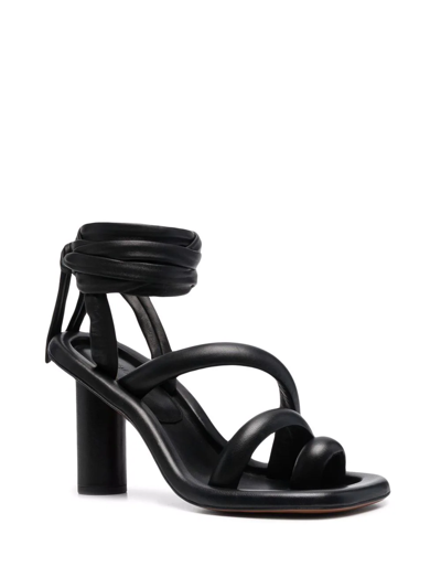Ambush Tube-strap 105mm Sandals In Black
