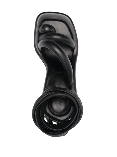 Shop Ambush Tube-strap 105mm Sandals In Black