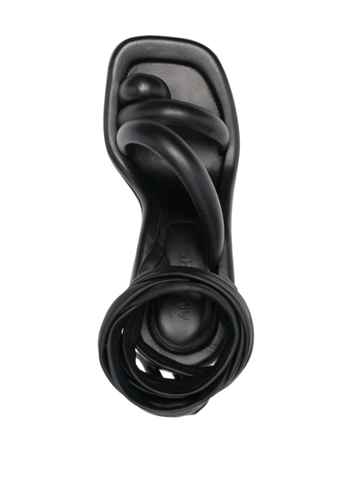 Ambush Tube-strap 105mm Sandals In Black