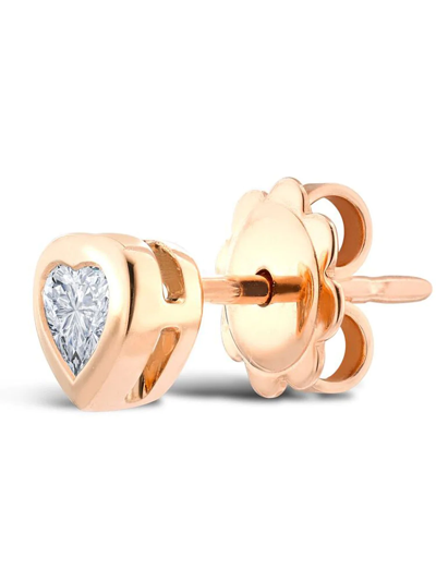 Shop Pragnell 18kt Rose Gold Sundance Diamond Stud Earrings In Rosa