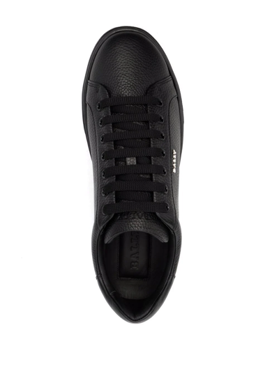 Shop Bally Mika Low-top Leather Sneakers In Schwarz