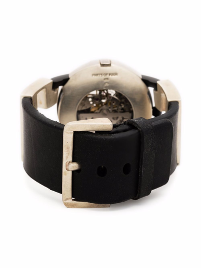 Parts Of Four X Fob Paris R84 Mega-pavé Watch In Black