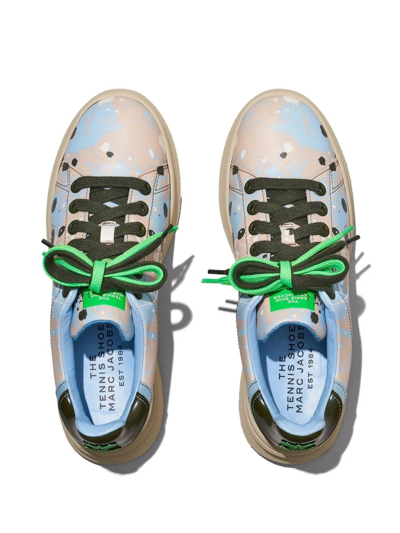 Marc Jacobs The Paint Splatter Tennis Sneakers In Brown Rice Multi |  ModeSens