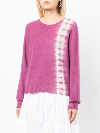 Shop Suzusan Seamless Cashmere Pullover In Violett