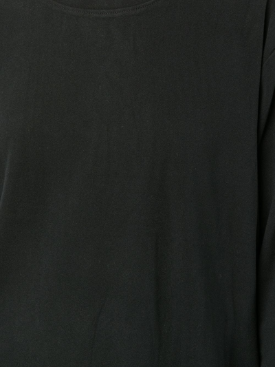 Shop James Perse Drop-shoulder Crew Sweatshirt In Black