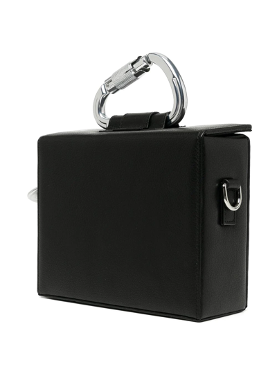 Shop Heliot Emil Carabiner-detail Box Bag In Black
