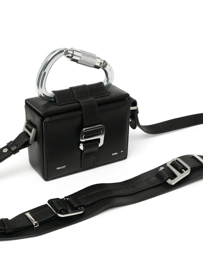 Shop Heliot Emil Logo Box Bag In Black