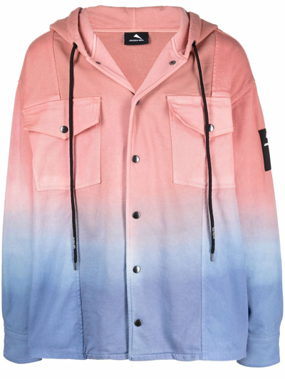 Shop Mauna Kea Gradient-effect Hooded Jacket In Rosa