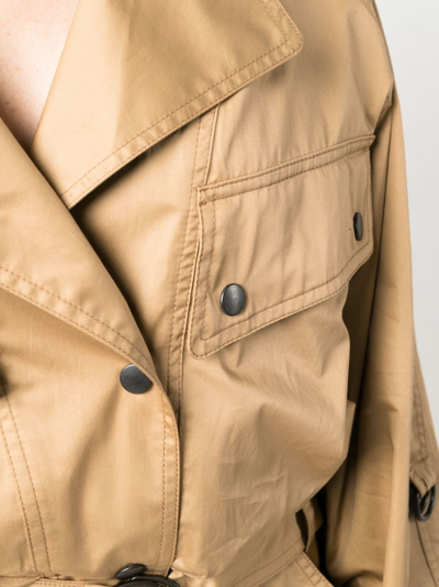 Isabel Marant Notched-collar Long-sleeve Jumpsuit In Nude