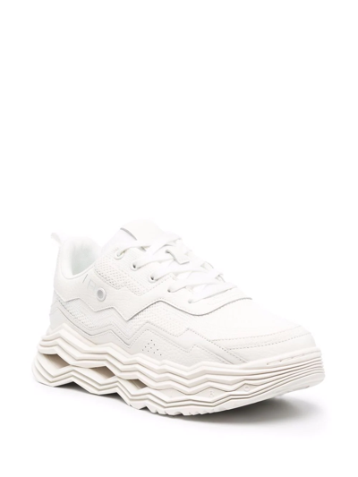 Shop Iro Chunky Lace-up Sneakers In Weiss