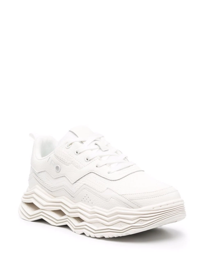 Iro Wave Sneakers In White Polyester In Weiss