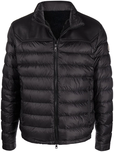 Shop Moncler Tocquet Quilted Padded Jacket In Black