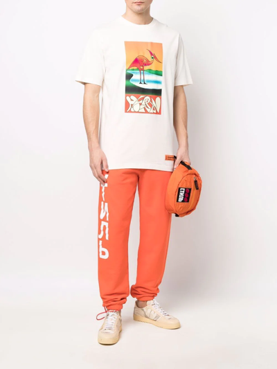 Shop Heron Preston Стиль-print Track Pants In Orange