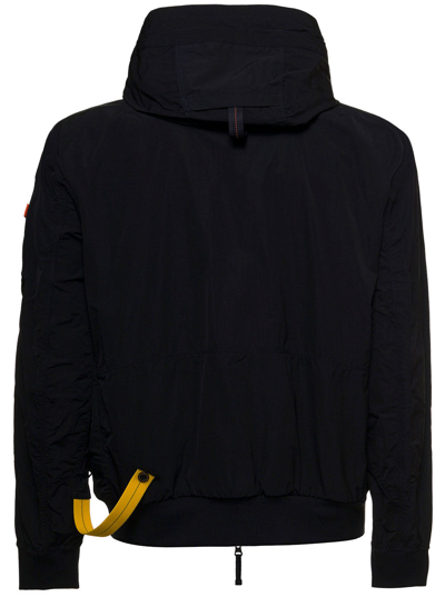 Shop Parajumpers Gobi Black Nylon Jacket With Pockets