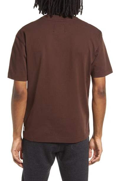 Shop Reigning Champ Solid T-shirt In Earth