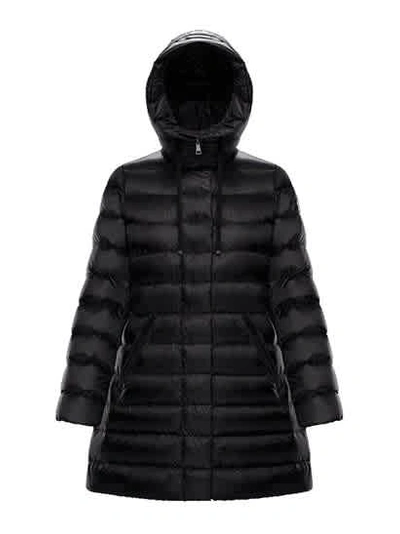 Shop Moncler Ladies Black Gnosia Padded Parka Coat
