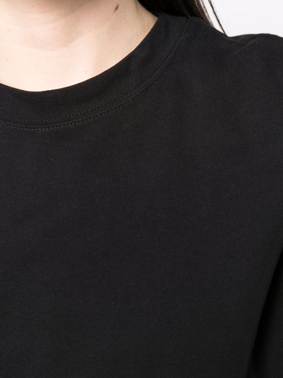 Shop Isabel Marant Zelitos Pleat-detail T-shirt In Black