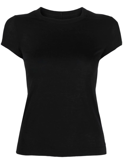 Shop Rick Owens Crew-neck Short-sleeved T-shirt In Black
