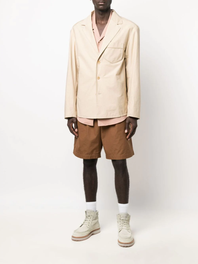 Shop Jacquemus Single-breasted Blazer In Neutrals