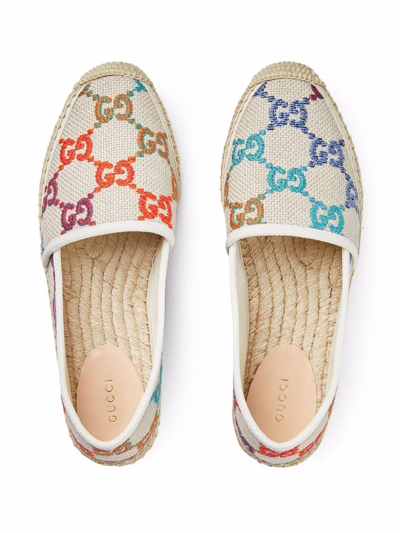 Gucci Mini `psychedelic Gg` Espadrillas In Multicolor | ModeSens