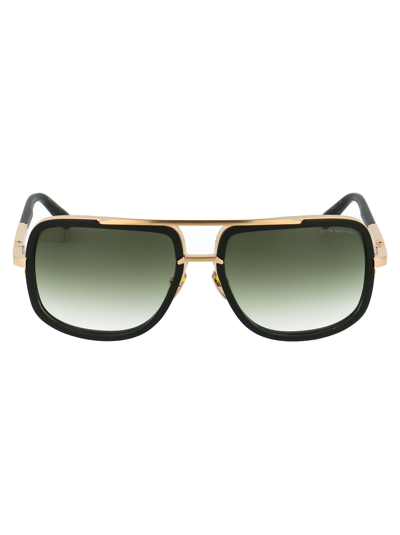 Shop Dita Sunglasses In Matte Black Antique 12k Gold W/g1 15 Clear
