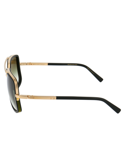 Shop Dita Sunglasses In Matte Black Antique 12k Gold W/g1 15 Clear