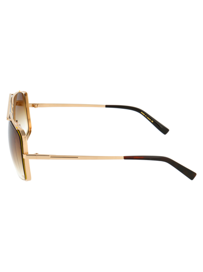 Shop Dita Sunglasses In 12k Gold D Brown To Clear