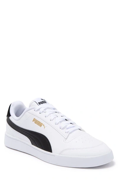 Puma Men's Shuffle Leather Sneakers In White | ModeSens